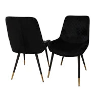Luna Velvet Dining Chair – Modern Chic with Subtle Elegance